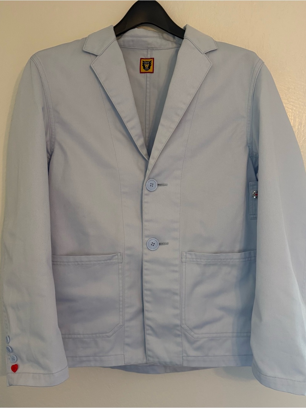 Human made powder blue men’s size medium blazer